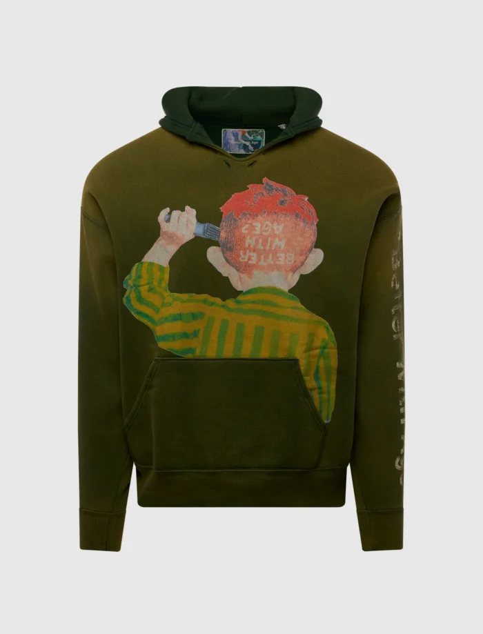 BESMIRCH GREEN HOODIE