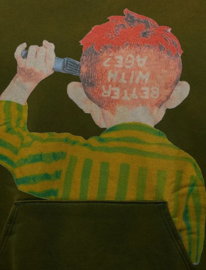 BESMIRCH GREEN HOODIE