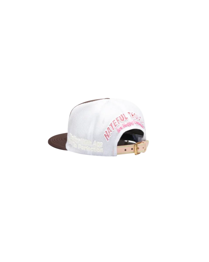 BETTER - VINTAGE HAT BROWN&WHITE