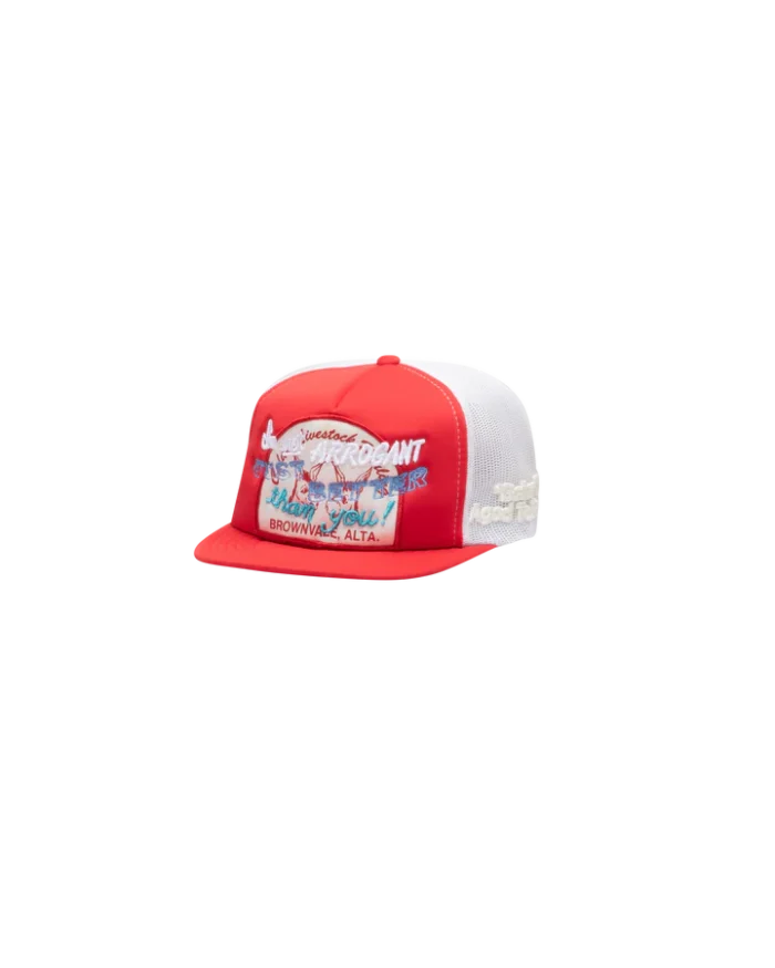 BETTER - VINTAGE HAT ORANGE&WHITE