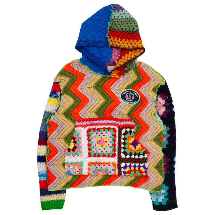 BETTER WITH AGE Nonna’s Hand-Knit Hoodie BETTER WITH AGE Nonna’s Hand-Knit Hoodie