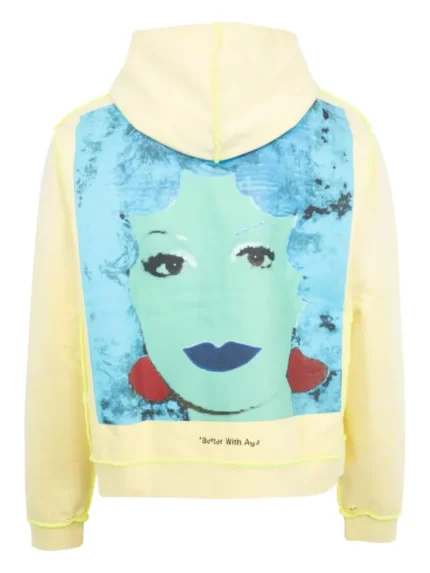 Better With Age Diane Hoodie | Yellow | FARFETCH JO